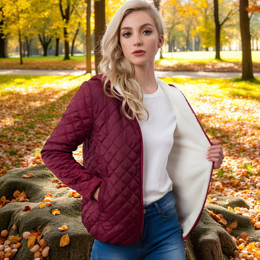 Ulriika™ | Pehmeästi topattu hupullinen talvitakki